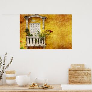 Poster Cidade Velha Cartagena