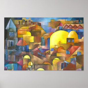 Póster Cidade velha de Jerusalem