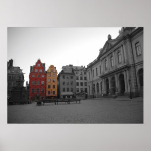 Poster Cidade velha Éstocolmo