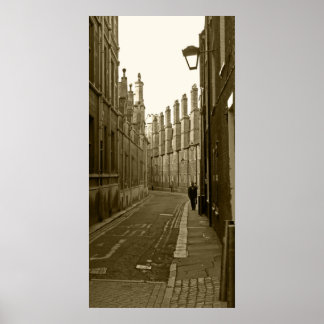 Póster Cidade Velha. Oxford (Reino Unido).