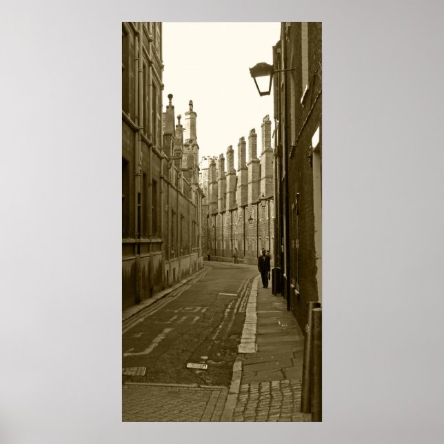 Póster Cidade Velha. Oxford (Reino Unido). (Frente)