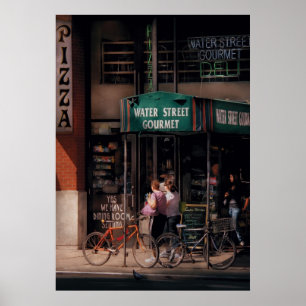 Póster Cidade - Water St Gourmet Deli