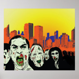 Póster cidade zombie