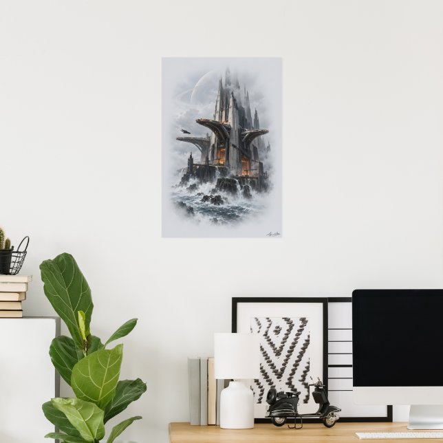 Poster Cidadela das Marés (Escritório em casa)
