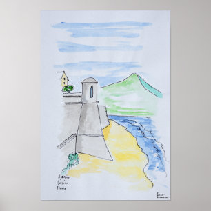 Poster Cidadela de Ajaccio, Ajaccio   Córsega, França