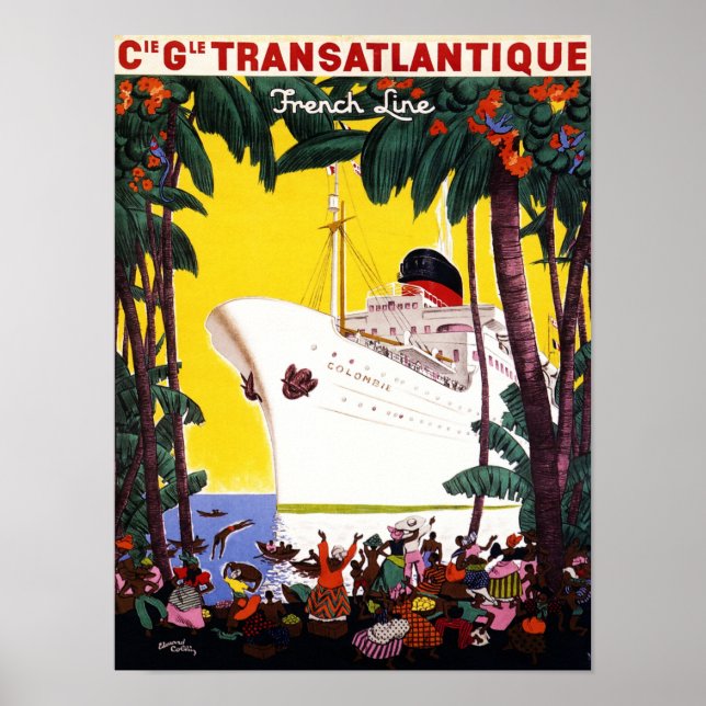 Poster Ciegle Transatlantique (Frente)