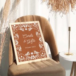 Poster Cielito Lindo Chás de fraldas mexicanos Cartões e 