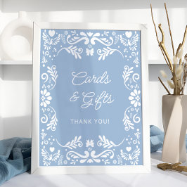 Poster Cielito Lindo Chás de fraldas mexicanos Cartões e 