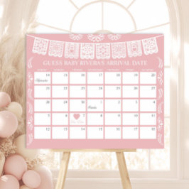 Poster Cielito Lindo Guess the due Date calendar