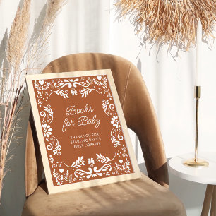 Poster Cielito Lindo Livros Chás de fraldas mexicanos par