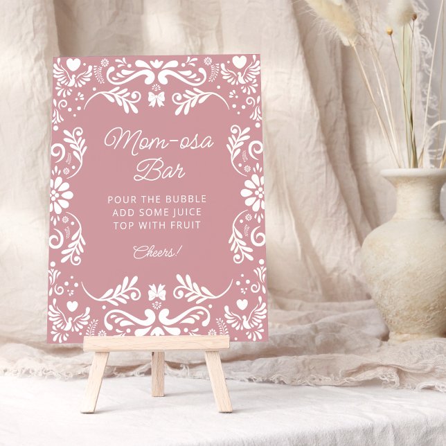 Poster Cielito Lindo Mexicana Chá de fraldas Mãe-Osa Bar (Criador carregado)