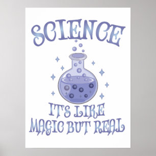 Poster Ciência - É como Magia, mas Real