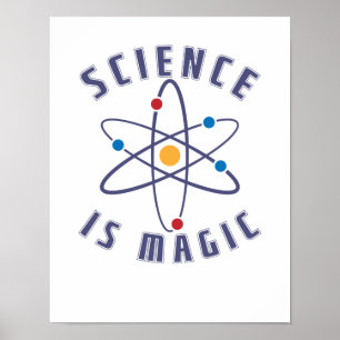 Poster Ciência é Nerd mágico