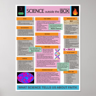 Poster Ciência fora da caixa - Design inteligente