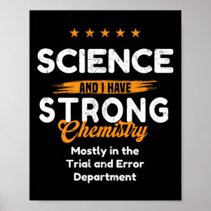 Poster Ciência sobra Com Química Emocional ~ Funny Val