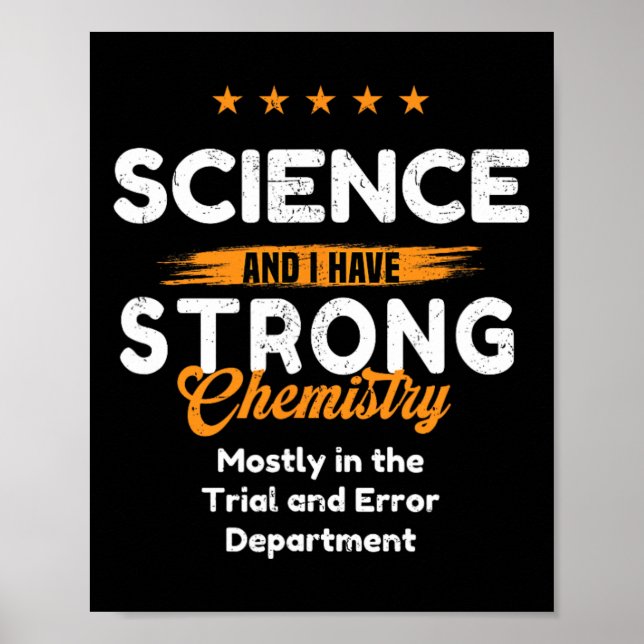 Poster Ciência sobra Com Química Emocional ~ Funny Val (Frente)