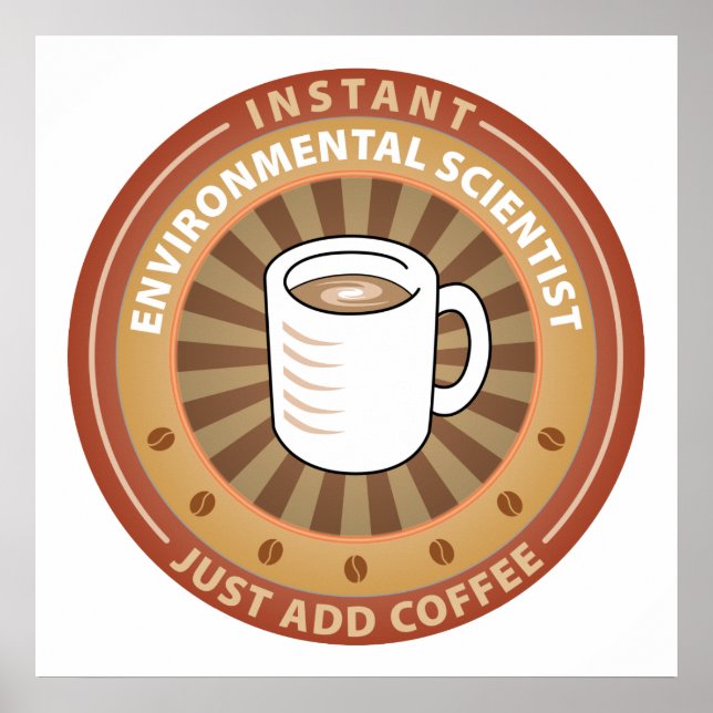 Poster Cientista Ambiental Instantâneo (Frente)