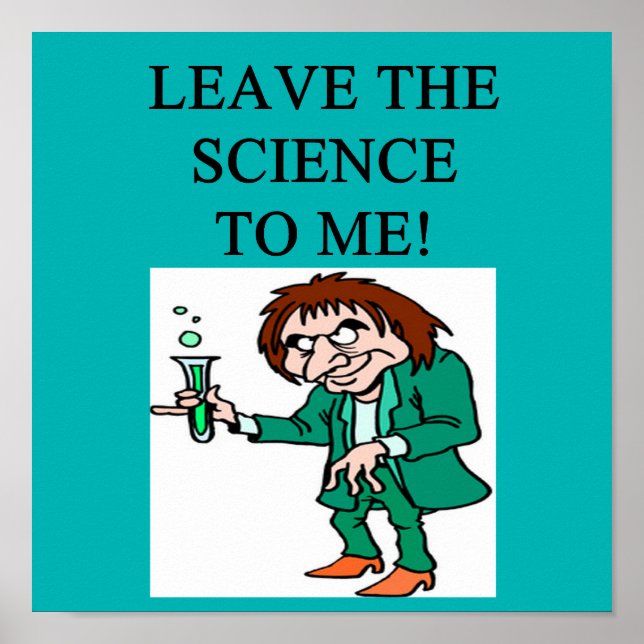 Poster cientista louco (Frente)