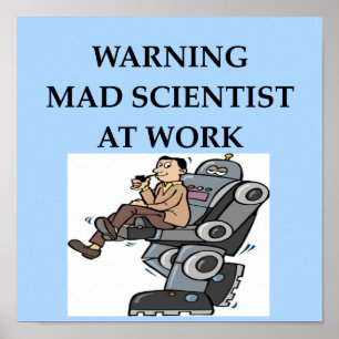Póster Cientista LOUCO