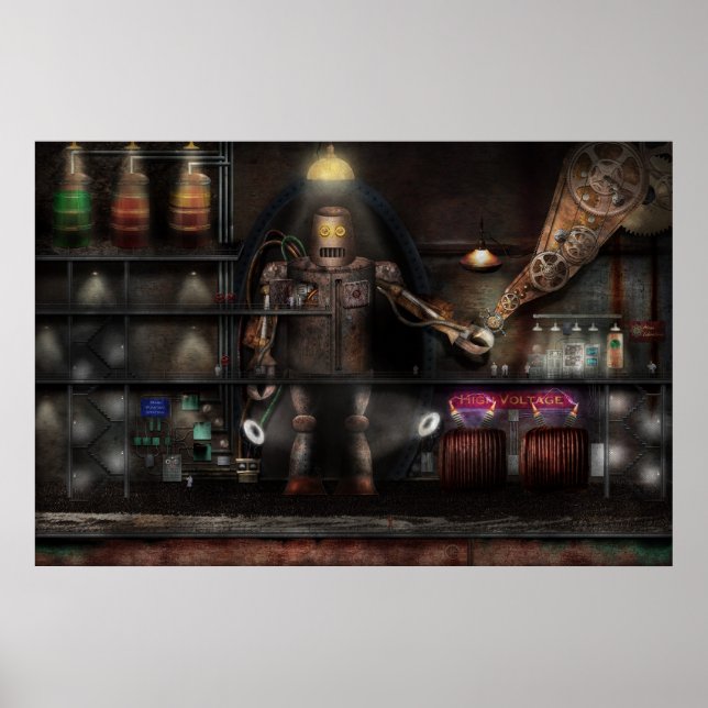 Poster Cientista Louco - O Executor (Frente)