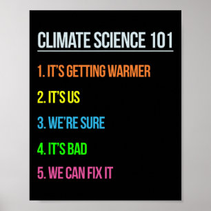 Poster Cientistas das Mudanças Climáticas do Dia Mundial