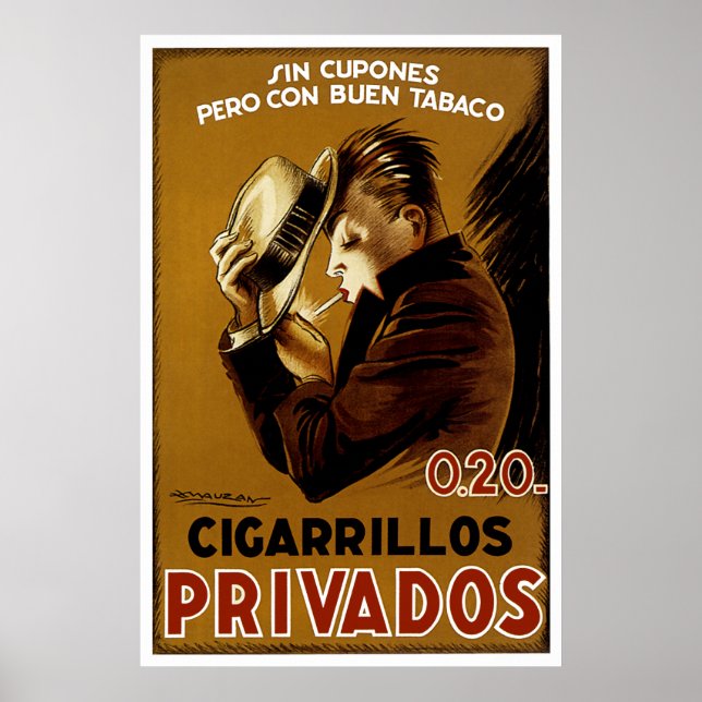 Póster Cigarillos Privados (Frente)