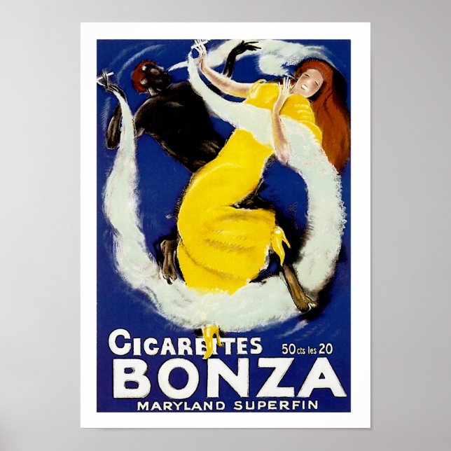 Poster Cigarros Bonza (Frente)