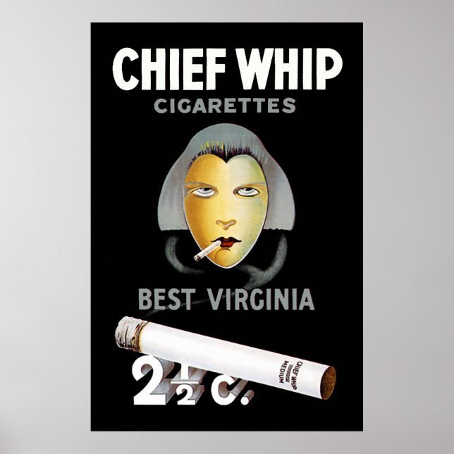Poster Cigarros Chefe Whip (Frente)