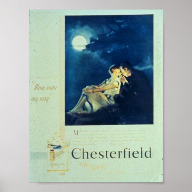 Poster Cigarros Chesterfield Ad (Frente)