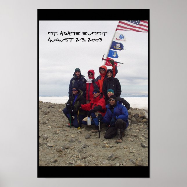 Poster Cimeira do Monte Adams (Frente)