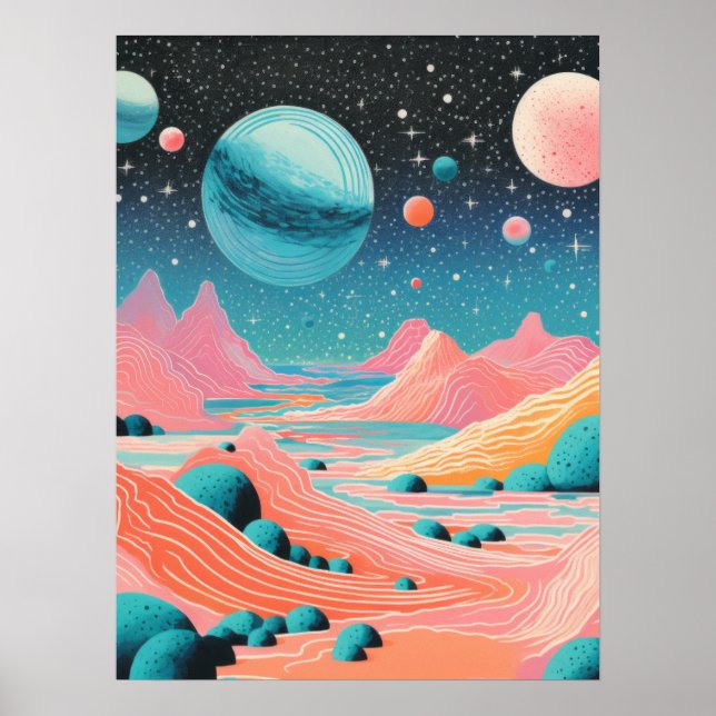 Poster Cimeira Estelar: Uma Representação Artística do Pl (Frente)