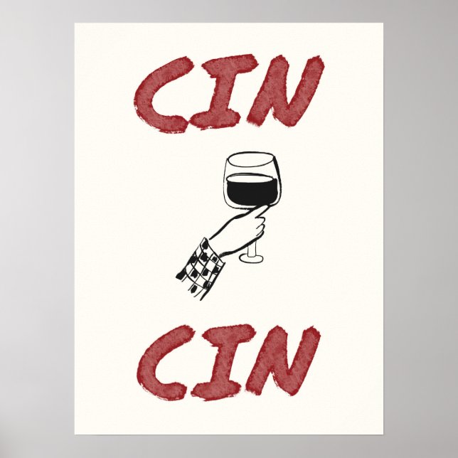 Poster Cin Cin (Frente)