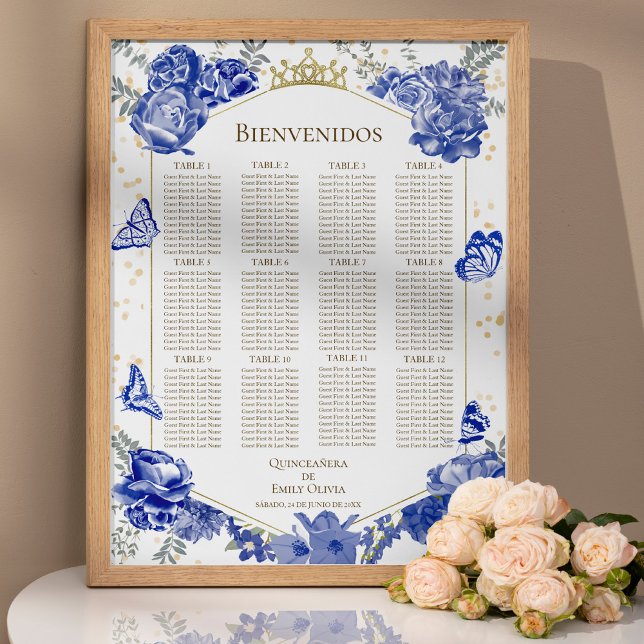 Poster Cinceanera spanish Sign Butterflys (Criador carregado)