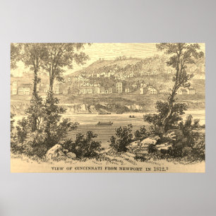 Poster Cincinnati em 1812