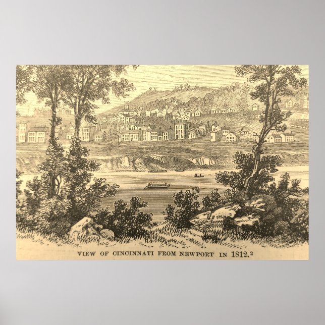 Poster Cincinnati em 1812 (Frente)