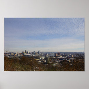 Poster Cincinnati, OH e Kentucky Norte