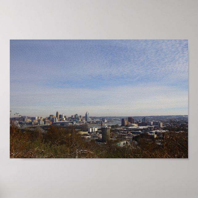 Poster Cincinnati, OH e Kentucky Norte (Frente)