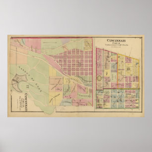 Póster Cincinnati, Ohio 4