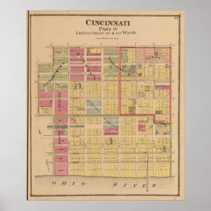 Póster Cincinnati, Ohio 7