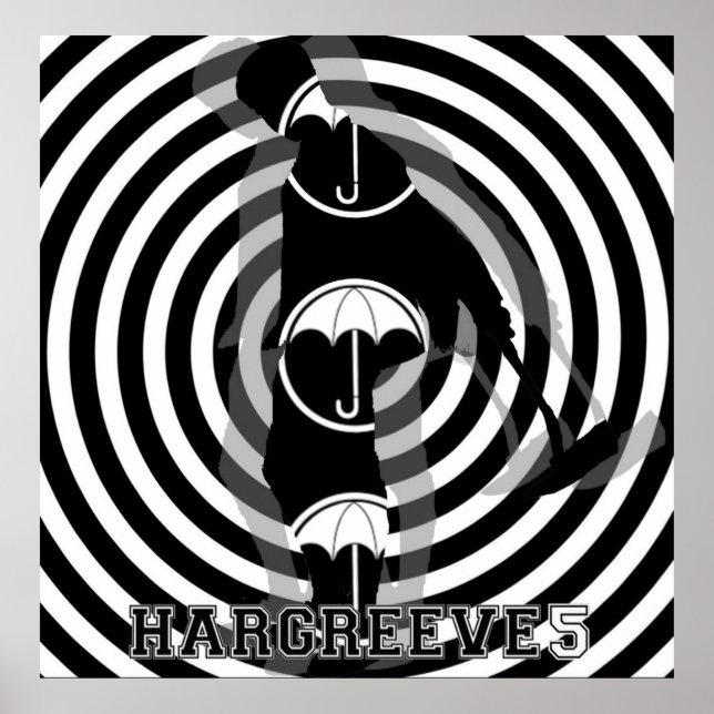 Poster Cinco academia de guarda-chuva (Frente)