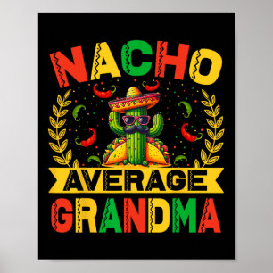 Poster Cinco De Maio Engraçada Nacho Média Avó Cinco De