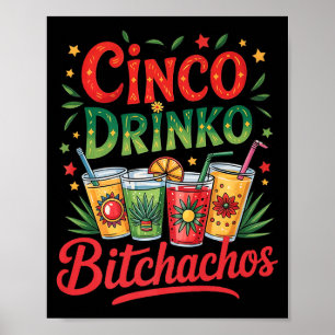 Poster Cinco De Mayo Divertida Festa Mexicana Cinco De Dr