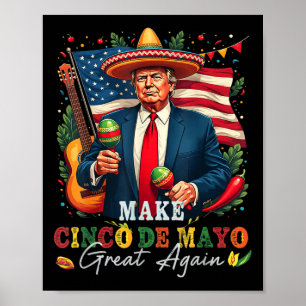 Poster Cinco De Mayo Faça o Cinco De Mayo Grande Novament