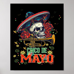 Poster Cinco de Mayo Fiesta Design Viva México Camisa 5 D