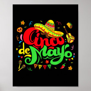Poster Cinco de Mayo Fiesta Partido Mexicano 5 De Mayo Me
