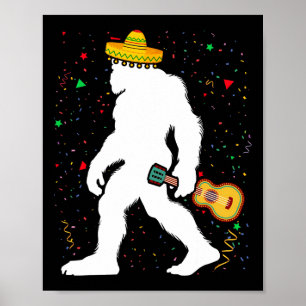 Poster Cinco Engraçados De Mayo Pé Grande Violão Mexicano