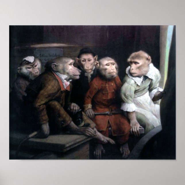 Poster Cinco macacos Ricos (Frente)