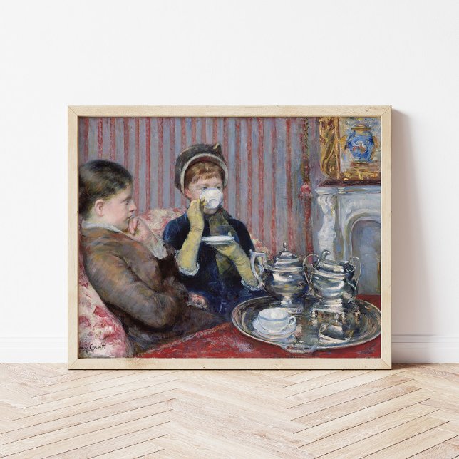 Poster Cinco O'Clock Tea | Mary Cassatt (Criador carregado)