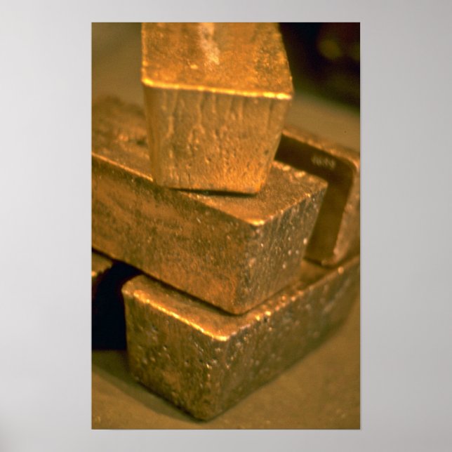 Poster Cinco tijolos de ouro de 90 libras (Frente)