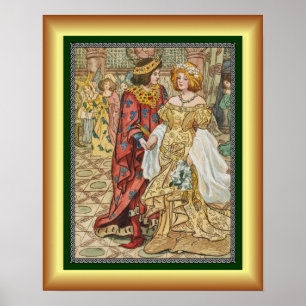 Poster Cinderela e seu príncipe ~ Na Bola ~ 1912 ~